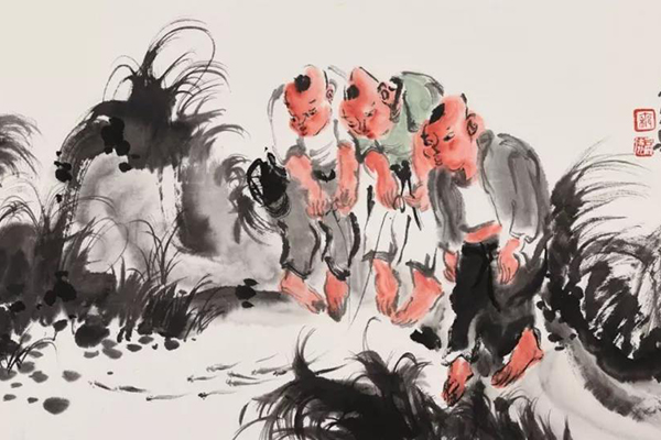 黑土地上的快乐生活——秦嗣德中国画印象