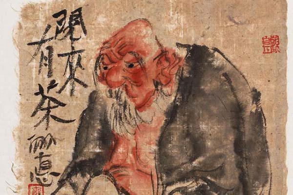 吸收传统山水之法，画朴拙之格——秦嗣德写意人物作品欣赏