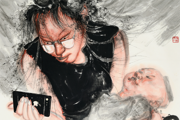 秦嗣德——新现实主义水墨作品随感 