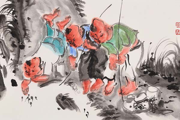 东西方艺术碰撞促进中国水墨人物创作的时代性发展