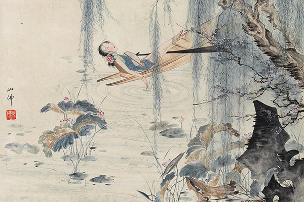 他笔下的美人，连张大千都自叹不如