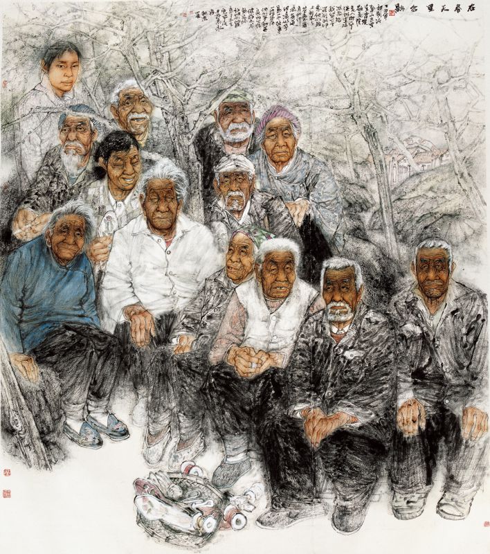 秦嗣德 春天里的合影