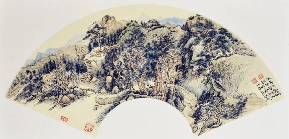 刘震作品 山居秋意图