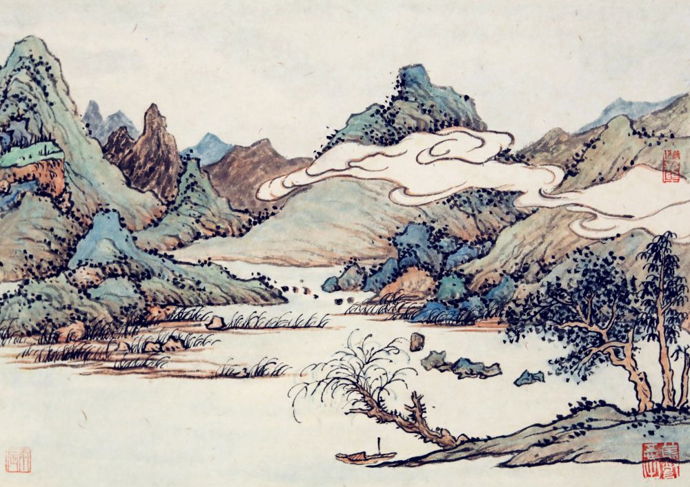 刘震作品 秋水云天
