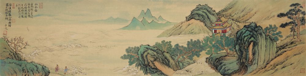 毕波作品 《山水图》