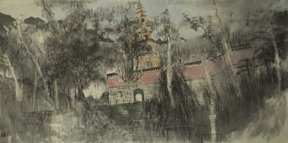 毕波作品_《山水》