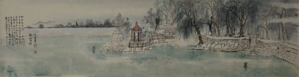 毕波作品_《新沙古岸》