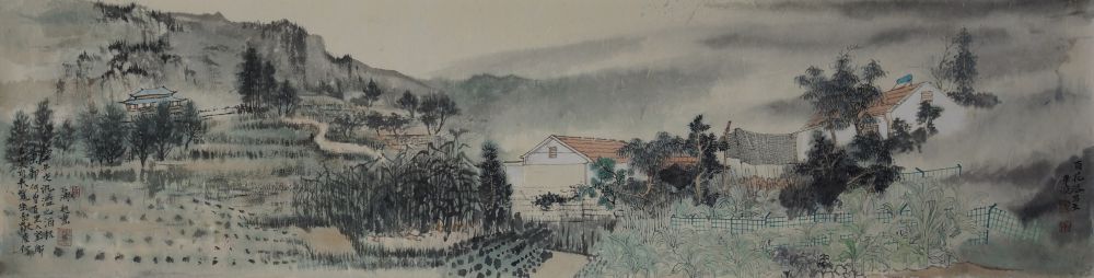 毕波作品_《百花峪写生》