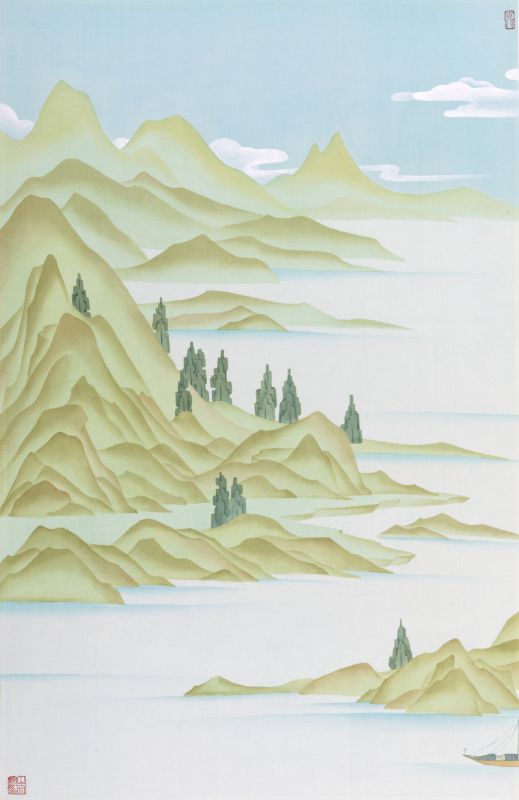 牛文娟作品  云山处