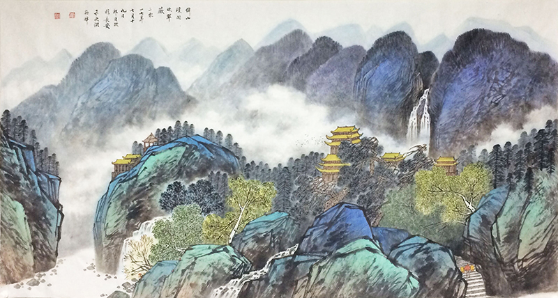 六尺山水，纸本水墨，软片，2017年.jpg