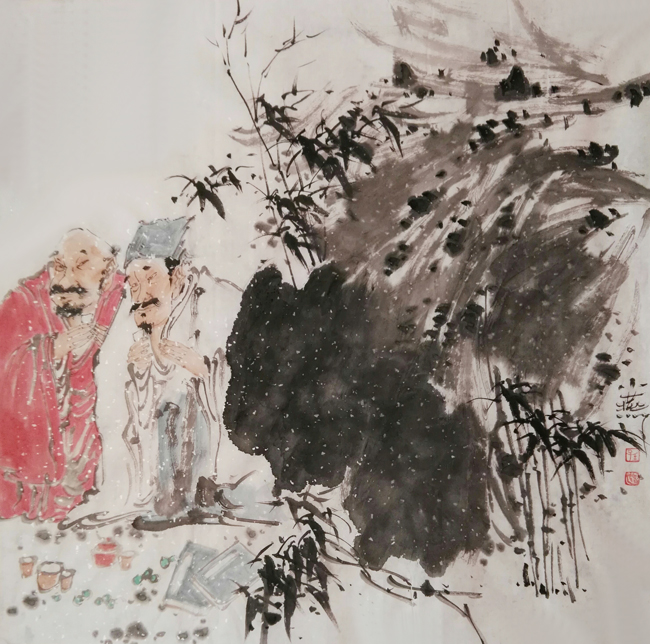 静享光阴69x69cm,2016.jpg