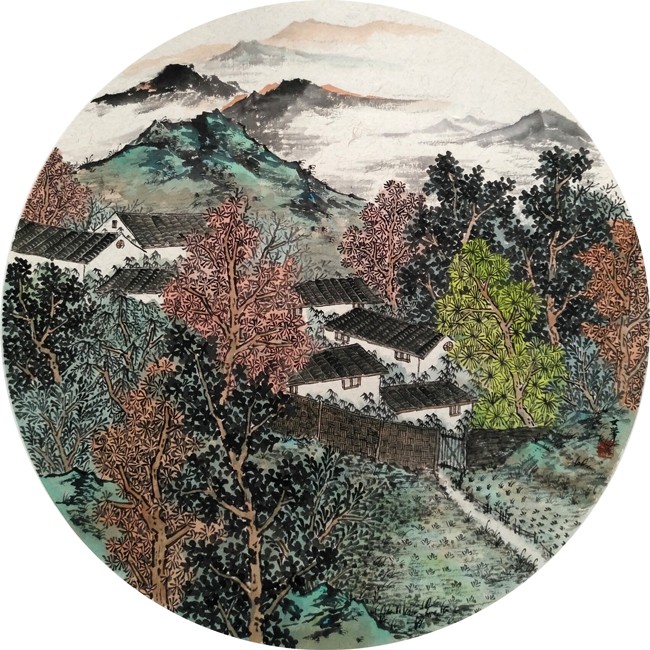 王文举山水作品欣赏 书画艺术家大数据_艺盘