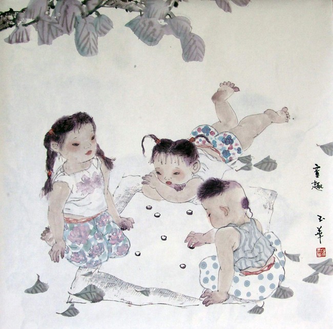 徐玉华水墨人物作品欣赏