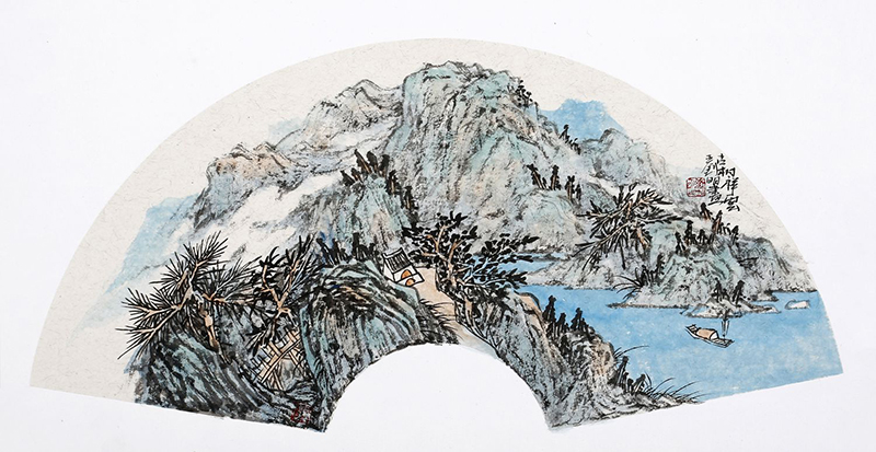 刘明丨山水画笔墨语言的当代构建