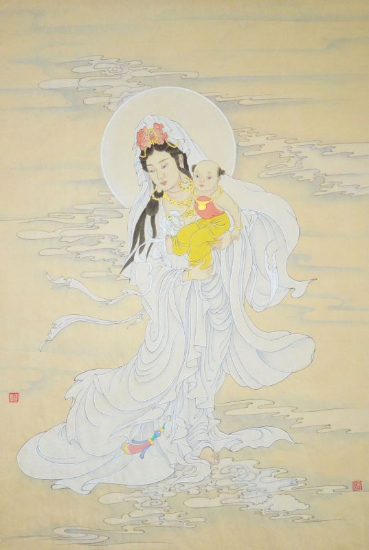送子观音图